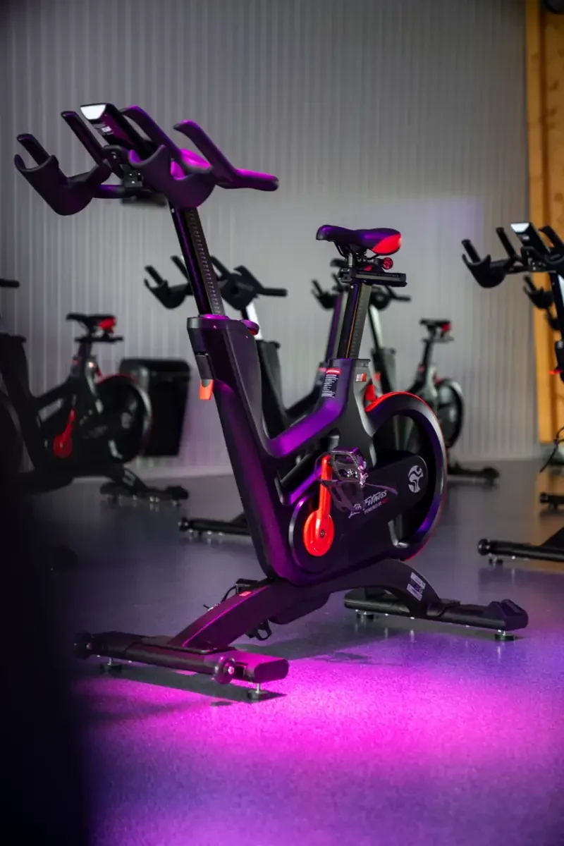 Spinning bikes at Fanatics Sportsclub