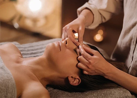 Facial treatment at Praktijk Liesje